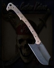 CUSTOM HANDMADE 1095 Carbon Steel blade HELLBOY II PURGATORY SPEAR KNIFE+SHEATH picture