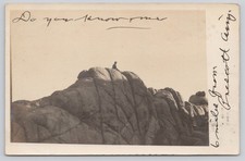 RPPC Prescott Arizona Granite Dells Rock Formation c1908 Postcard picture