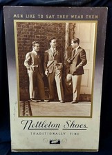 Vtg 1940s Nettleton Shoes Poster Board Easel Back Late Deco/Streamline Moderne picture
