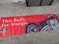 2020 Budweiser Sturgis Motorcycle Rally Banner – 3 x 10 Ft picture