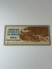 Vtg 1978 SEPTA Broad St Subway 50th Anniversary Brochure Philadelphia Transit picture