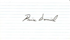 PRICE DANIEL (+1988) - Senator (53-57) / Governor (57-63) of Texas - Autograph picture