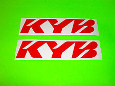 CR CRF YZ YZF RM RMZ KX KXF 50 65 80 85 125 250 450 KYB RED SUSPENSION STICKERS picture