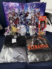 Ultraman 60th Anniversary 9pc Japan Lot Bandai Figures T-Shirts Tote Bag picture