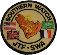 Operation Southern Watch Iraq JTF-SWA Veteran Patch - Veteran Owned Business picture