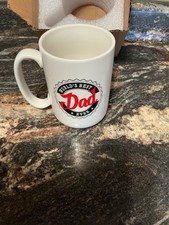 Worlds Best Dad Coffee Cup/ Large/ Double Print/ Thick picture