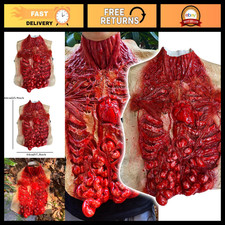 Creepy Zombie Torso Chest Prop - Realistic Fake Dead Body for Halloween Decor & picture