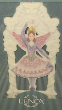 NIB NWT VTG 1992 LENOX SUGAR PLUM FAIRY CHRISTMAS ORNAMENT NUTCRACKER COLLECTION picture