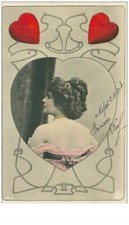 Women No. 11132 Woman In A Heart Red Hearts picture