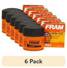 (6 pack) Extra Guard Filter PH3614, 10K mile Change Interval Oil Filter Fits picture