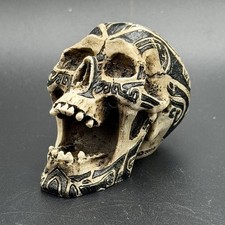 Veronese Design Mini Skull Tribal Tattoo Biker Resin Skeleton Halloween picture