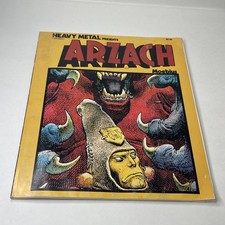 Heavy Metal Presents: Arzach by Jean Giraud Moebius Softcover Sci-Fi (Read Desc) picture