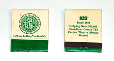 1 Vintage NOS ICS Career Schools Canadian LTD. Unstruck Matchbook Quebec Canada picture