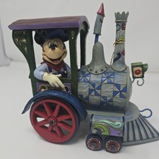 Mickey Mouse All Aboard Train Statue 4016585 Disney Traditions Enesco DH picture