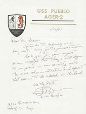 LLOYD M. BUCHER - AUTOGRAPH LETTER SIGNED 02/23/1981 picture