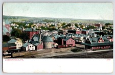 [15c13] Postcard Unused, Carbondale Panorama, Railroad Depot PA picture