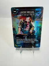 Cyberpunk TCG Beta Jackie Welles B005 Nova Rare Foil picture