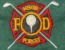 FDNY NYC Fire Department New York City T- Shirt Sz XL Bravest Golf WTC 9/11 picture