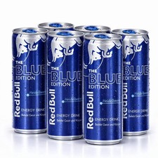 Red Bull The BLUE Edition Blueberry Energy Drink 0.25l (pack of 6) picture