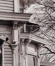 Chicago Victorian Architecture Detail Exterior 1952 Eastlake House Trim picture