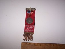 Antique A.O.U.W. ANCIENT ORDER of UNITED WORKMAN Medal EAST ST. LOUIS ILLINOIS picture