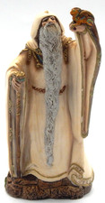 Vintage 1986 Windstone Editions White Wizard Sculpture M. Pena Signed Retired picture