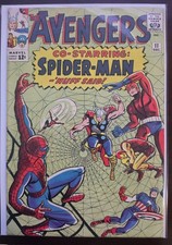 The Avengers #11 VG/FN 1st meeting of Spiderman & Avengers (Marvel Comics 1964) picture