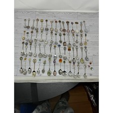 Vintage Souvenir Spoon Collection Lot Travel Memorabilia Unique Gifts picture