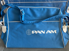 1970s Blue Canvas Pan Am Tote , Unused picture