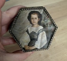 Vintage Mademo Iselle Romaine Lacaux Renoir Trinket Jewelry Box picture