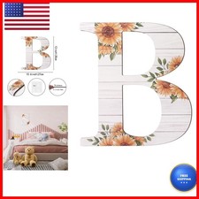 Longan Craft Large Wooden Letters 12 Inch Rustic Wooden Letters B Wall Decor picture