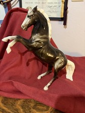 Breyer Horse Vintage King Glossy Charcoal Fighting Stallion picture