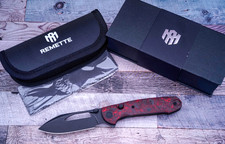 Remette Bam Bam V2-008, BW 14C28N, UV Reactive Red & Black Crushed Carbon Fiber picture