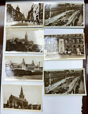 Bollmeyr Real Photo Series Glasgow Scotland RPPC Landmarks Postcard Lot (7) picture