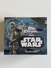 2026 TOPPS CHROME STAR WARS HOBBY BOX - NEW FACTORY SEALED IN-HAND 💥 picture