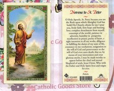 Saint Peter - Novena to St. Peter - Laminated Holy Card picture