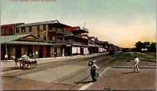 Postcard Front Street in Colon, Panama picture
