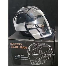 US Iron Man Mk17 Heart Breaker Helmet Wearable Black English Voice-controll Mask picture