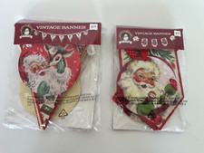 NEW  Mr. Christmas MERRY & JOY Holiday Banners Santa Garlands Holiday Decor picture