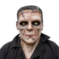Deluxe Frankenstein Monster Mask – Full Head & Chest Latex Costume for Halloween picture