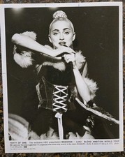 Madonna 1990 Press Realese HBO 8x10 Vintage Original Photo RARE world tour 1990 picture