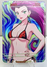 Custom Waifu Full Art Card - Fan Art - Anime Girl - Holofoil picture