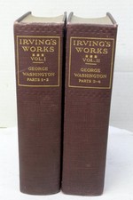 1880's THE LIFE OF GEORGE WASHINGTON by Washington Irving - Vols 1-4 ONLY picture