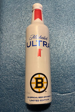 NEW 2026 MICHELOB ULTRA NHL BOSTON BRUINS ALUMINUM BOTTLE CABOTTLE CAN 2 SIDED picture