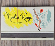 Vintage Moulin Rouge Las Vegas Nevada Casino unused Matchbook - Nice picture