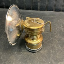 Butterfly Brass Carbide Miners Bras Lamp Light Vintage Coal Mining  picture