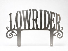 Lowrider Club Classic Metal Hot Rod Window Sign Plaque Laser Cut 8x11