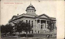 Guthrie Oklahoma OK Library c1900s-20s Postcard picture