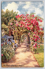 The Pergola Brantwood Surrey Beatrice Parsons Gardens England Postcard picture