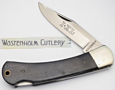 Vintage 1980's WOSTENHOLM IXL JAPAN Lockback Pocket Knife Horn Handles - Unused picture